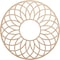 Ekena Millwork Cannes Wood Fretwork Pierced Ceiling Medallion, Alder, 36"OD x 12 1/4"ID x 3/8"T CMWP36X36X0375CNAL - alternate 1